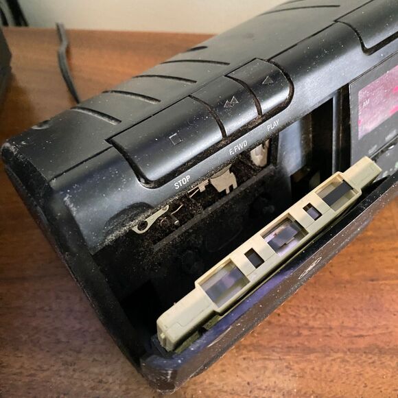 GE General Electric FM/AM Cassette Clock Radio 7-4915A Vintage 80s - Picture 5 of 5